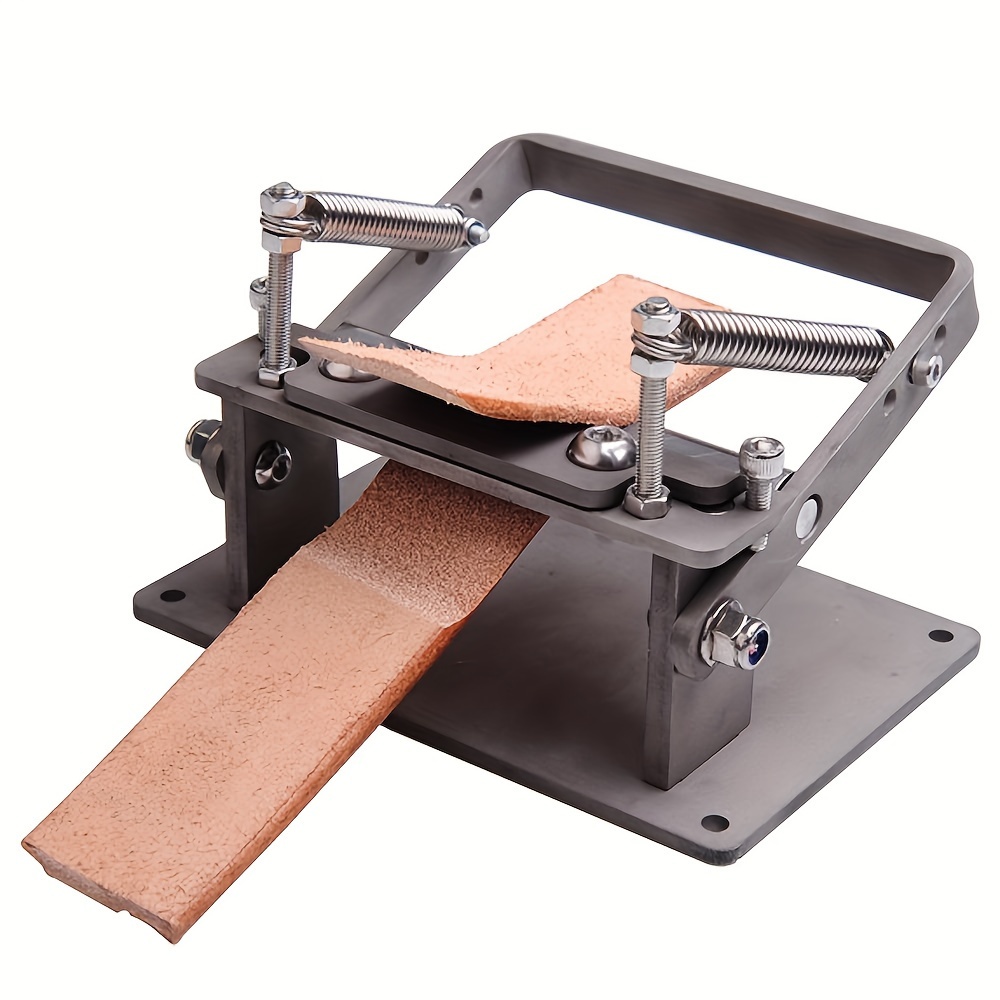 

Stainless Steel Manual Leather Skiving Machine Adjustable Splitter Craft Edge Skiving Tool For Leathercraft Thinning