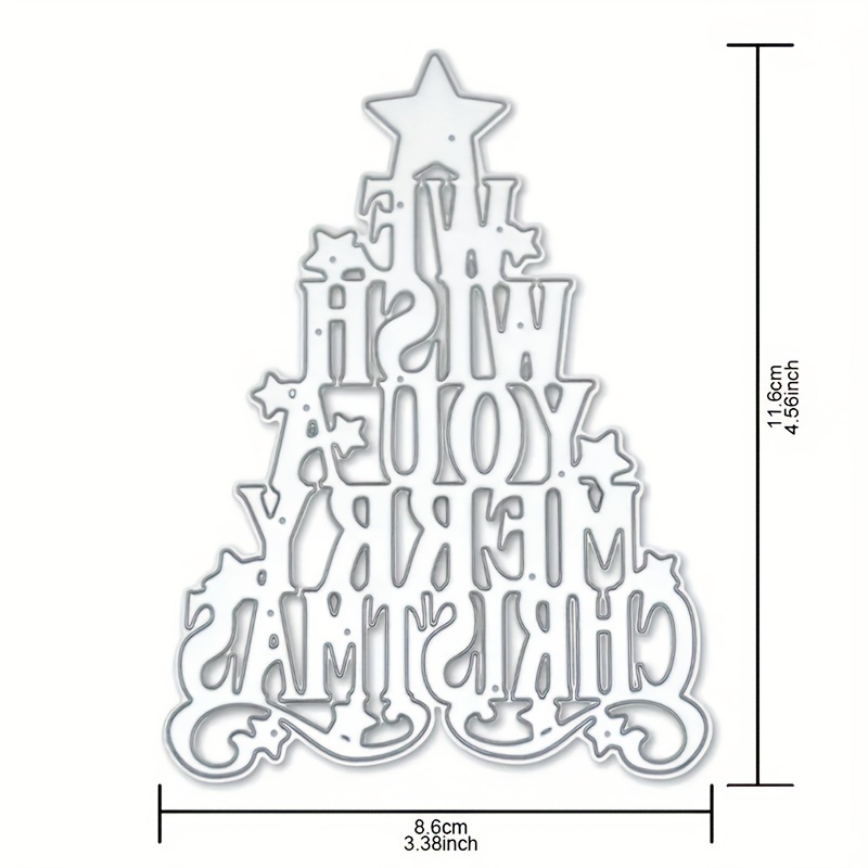 TEMU 1pc A Decorative Metal Die For Cutting Birthday , Suitable For Scrapbooking, Greeting Cards, And Album Crafts