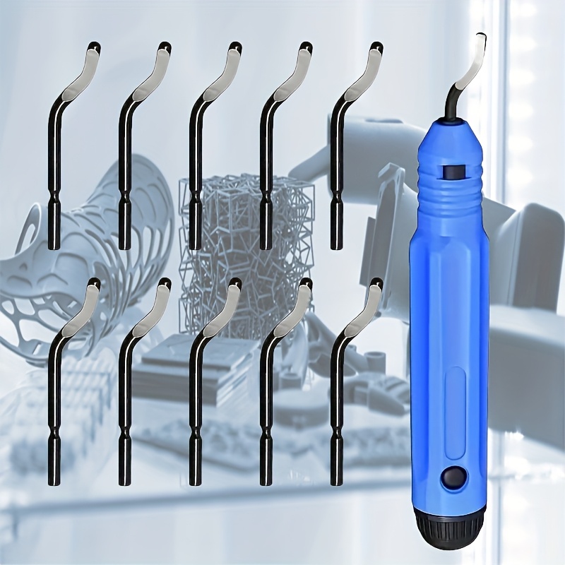 E-shop Creality 3D-Drucker Trimmklinge, Einzelne Trimmklinge oder mit 10 austauschbaren Klingen – Hochleistungs-Werkzeug für PLA/PETG-Material,
