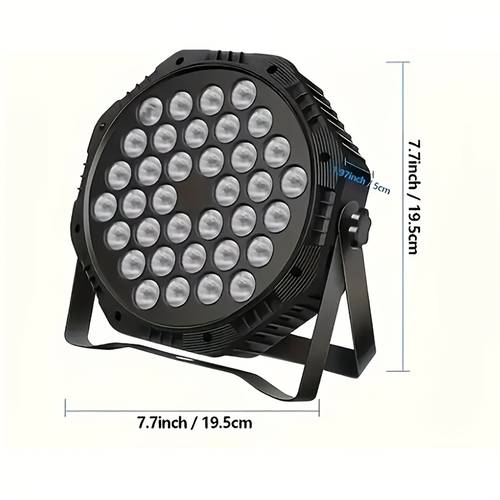 1pc rgb led par light voice control color changing stage light dj party wedding 36 led beads stage led lighting modern lighting durable lighting with dmx function
