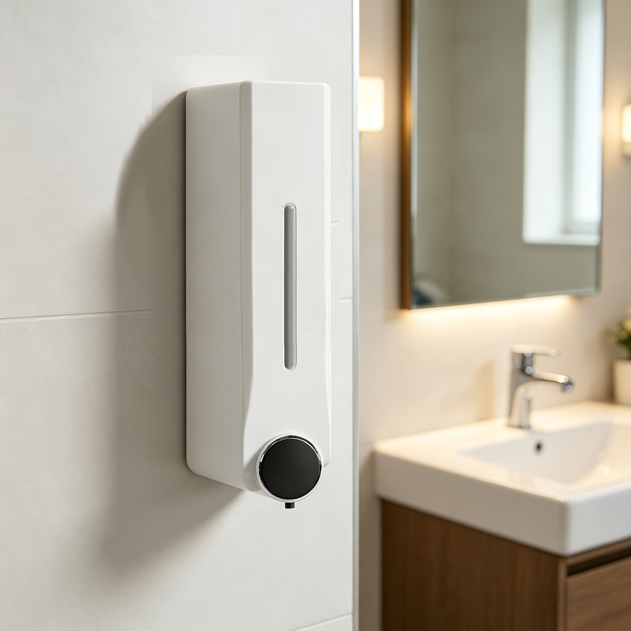 TEMU Single/dual Head Liquid Soap Dispenser Wall-mounted Bathroom Shower Pump Dispenser, Press Manual Lotion Soap Dispenser For Shampoo, Soap,