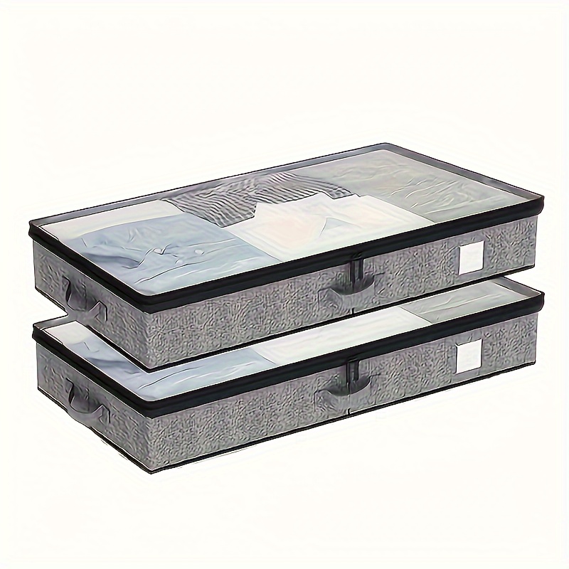 

Bed Box Set, Portable Box Clear And , for Clothes, And Personal , Bag, , Blanket Box, for Organizing , Clothes And , Bag, for Clothes, Blankets And , , Supplies, And Organization Supplies, -Bed