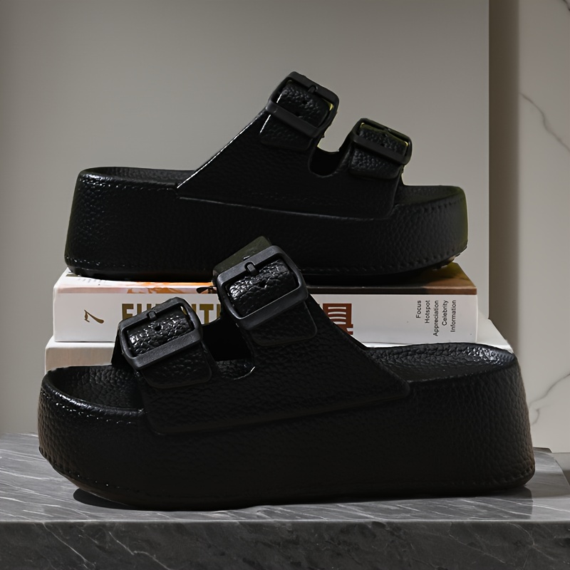 womens casual eva sandals with adjustable   straps breathable open toe summer slippers for indoor outdoor beach garden use comfortable thick sole design indoor slippers outdoor footwear simple slipon durable footwear lightweight footwear Product details 8