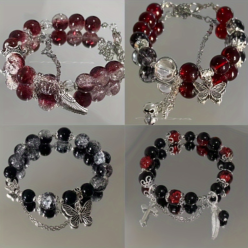 A Bracelet Featuring A With A Cross, Feather, And Wings, Perfect For A Christmas Present