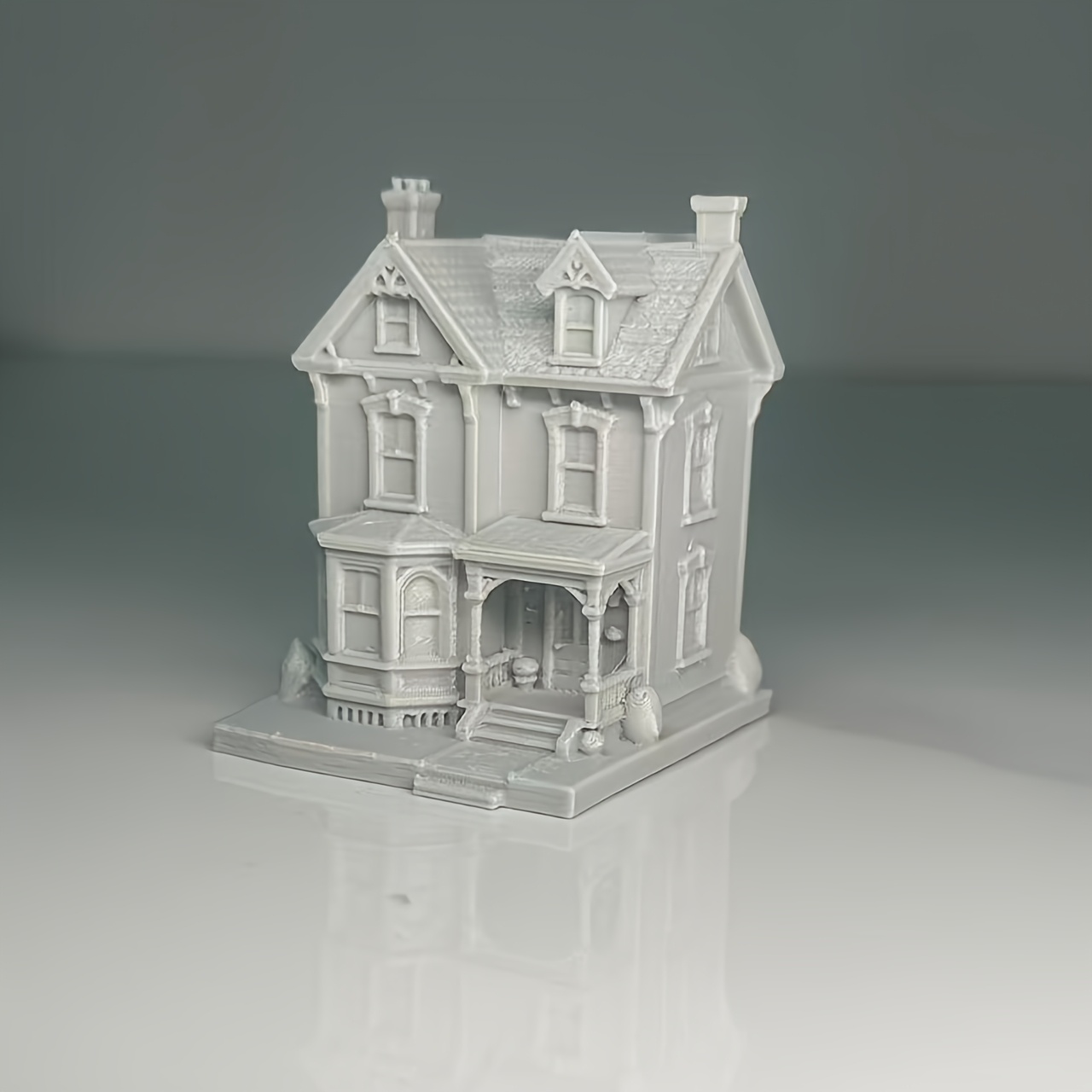TEMU in N 1:160, palazzo da citt� stampato in 3D non verniciato, per scenografie di in miniatura, diorami in miniatura di scene di citt� storiche,