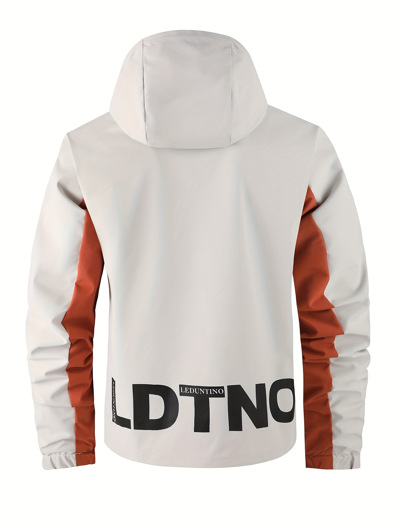 Chaqueta con capucha casual para hombre, diseño de moda al aire libre con múltiples bolsillos, contraste de colores, doble bolsillo - chaqueta ligera de cuadros para primavera y otoño, ropa moderna urbana, costura de alta calidad, tejido de poliéster, estilo callejero