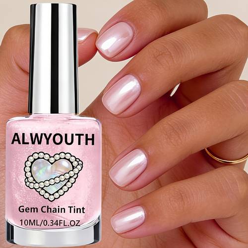 pink schale nagelverhärter - schnelltrocknende , stärkt natürliche nägel, schale effekt, vielseitig für den täglichen gebrauch, sag auf wiedersehen zu weichen und brüchigen nägeln, genieße salon-qualität zu hause