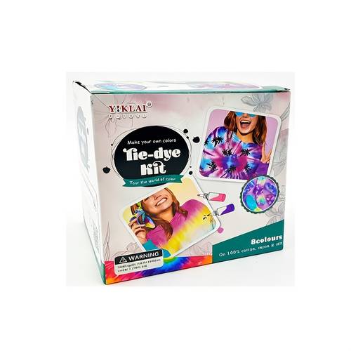8 color textile tie dye pigment set with complete set of tools included for creative designers diy enthusiasts and lovers high suitable use