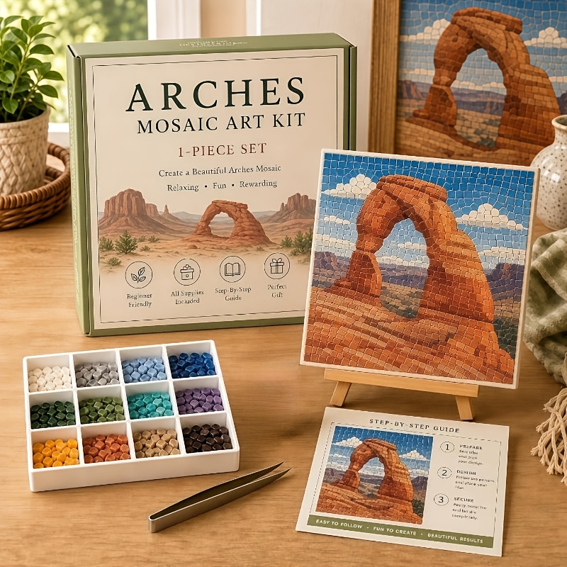 Landscape Series Sea Glass Art Set for Beginners