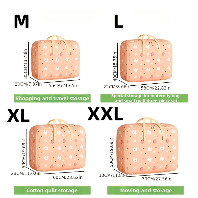 Extra-Large Extra-Thick Storage Bag with Reinforced Handles