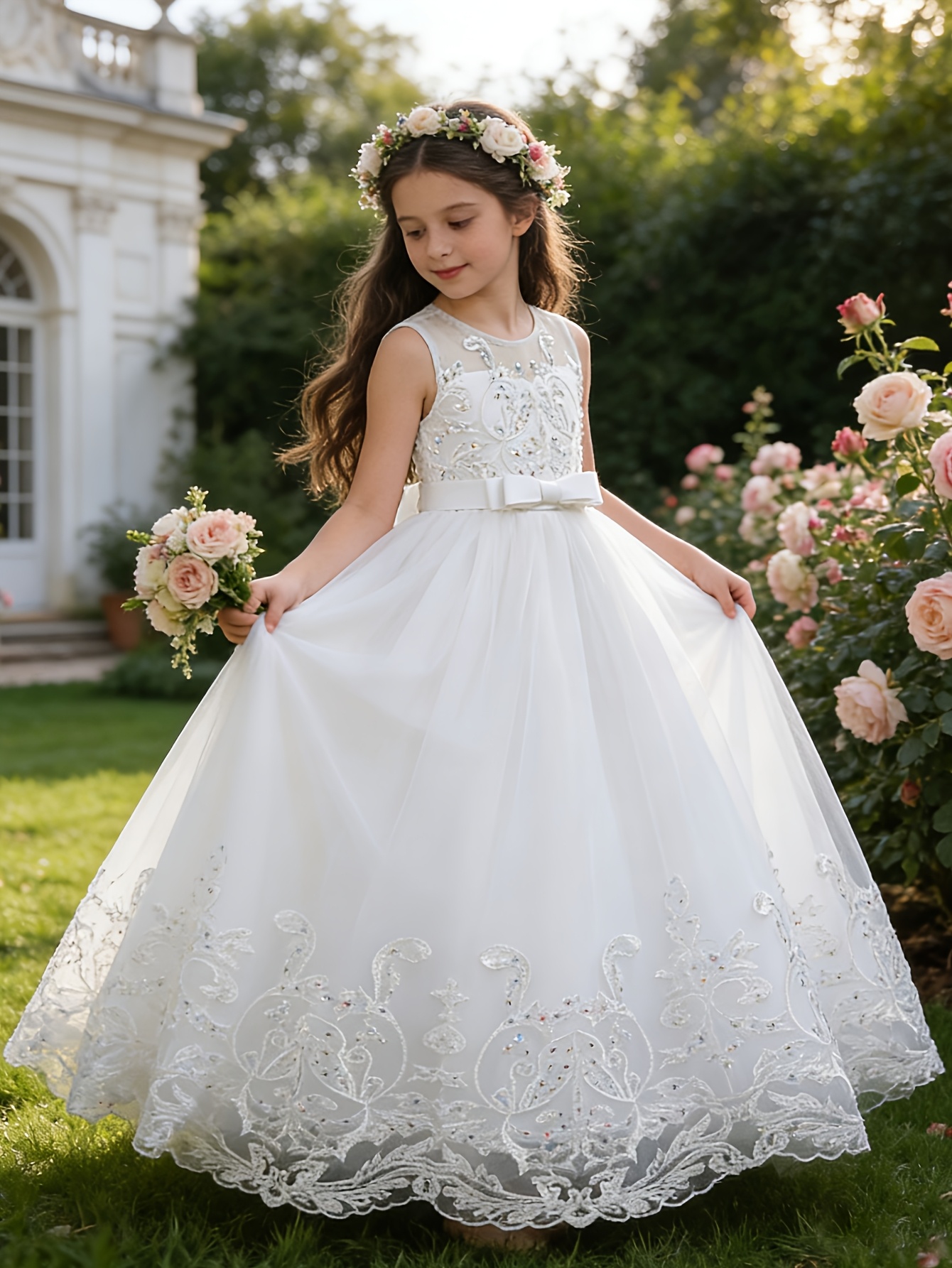 wedding dresses for girls sold on Temu United States