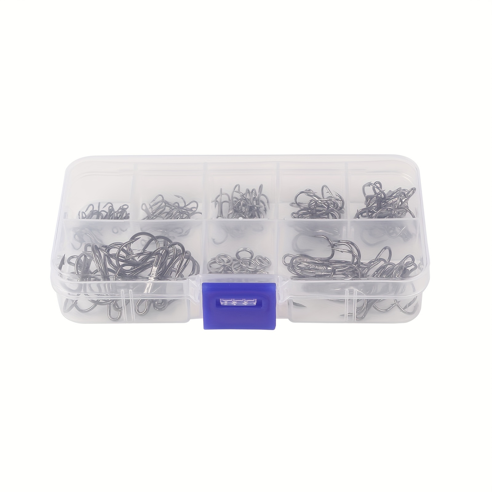 90pcs Lure Treble Hook Anchor Hook Anchoring Fish Hook 3 Claw Hook Carp Hook Spear Fish Spinner Hook Fishing Gear
