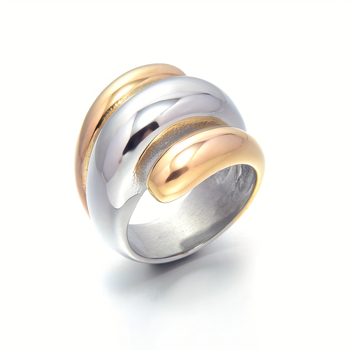 1 rose golden statement ring chunky statement ring