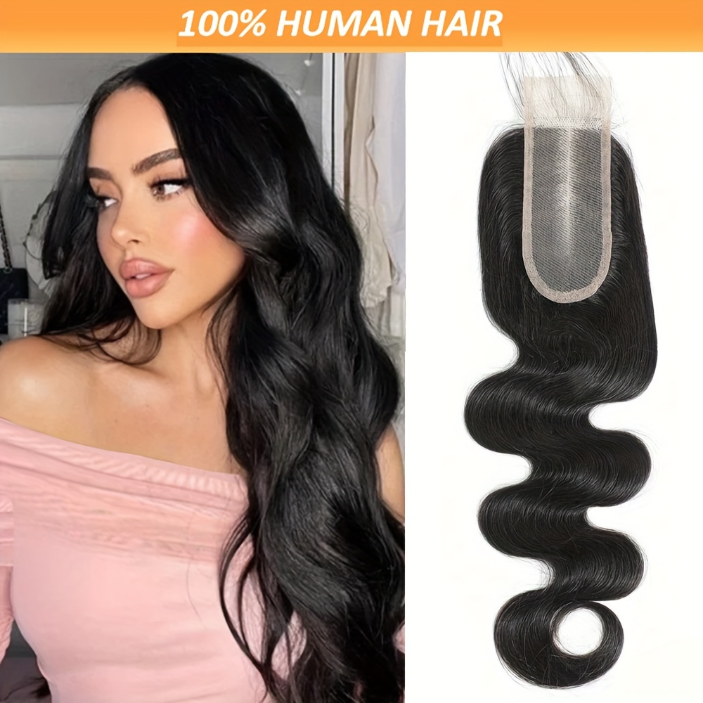 

Eloral Body Wave 2x4 Transparent Lace Closure - Pre- Hairline & Baby Hairs, Hair For Women, 1pc, Lace Closure