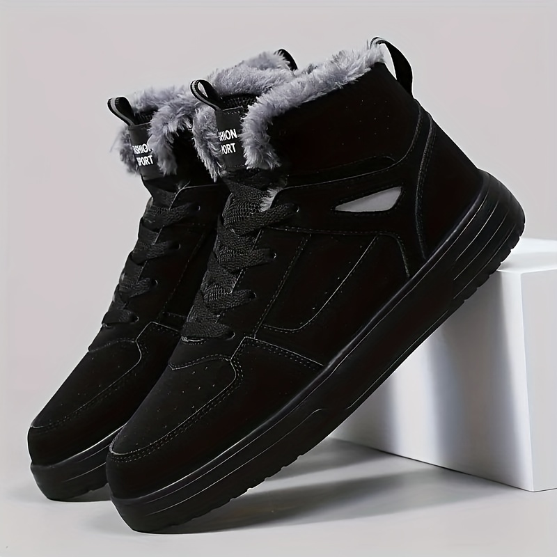 mens winter insulated outdoor sneakers casual sporty Temu Saudi