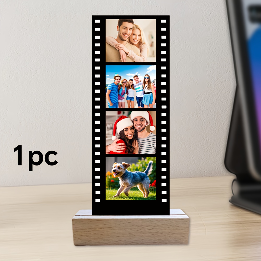 Image of Customized 1pc Personalized Photo Sign, Customized Photo Gifts, Creative Unique Gifts, Couple Photos, Anniversary Gifts, Holiday Gifts, Christmas Gifts, Desktop Decoration Ornaments, Gifts For
