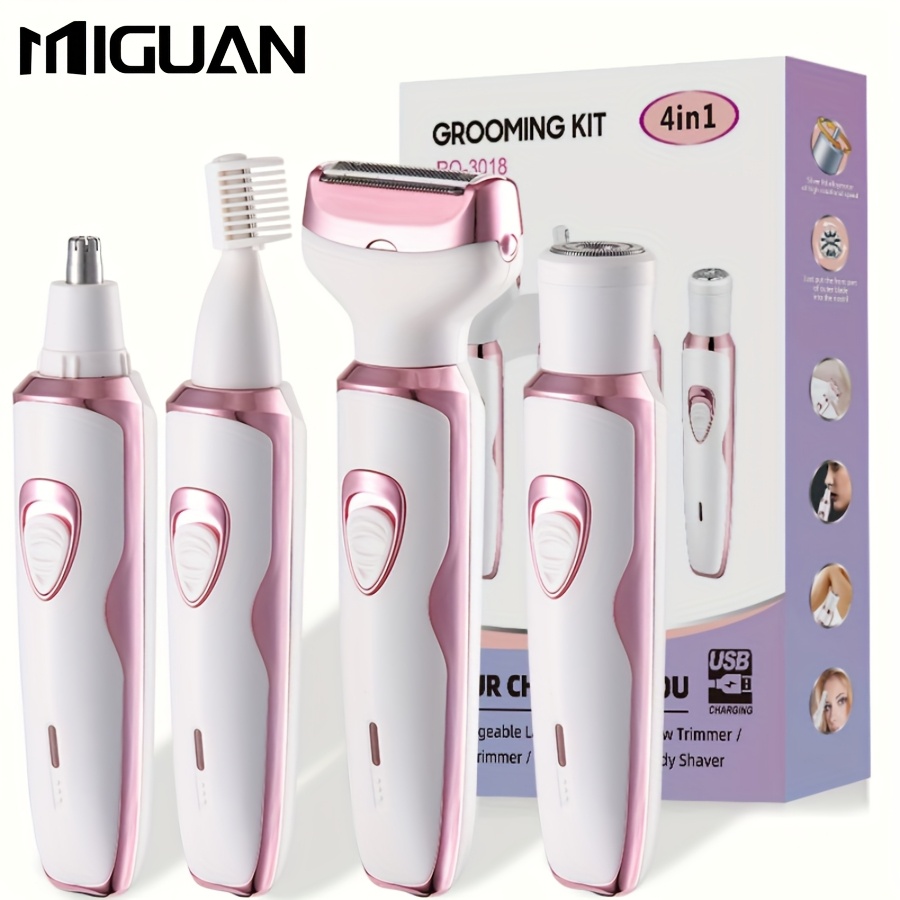 Rasoir électrique Pour Femmes Hatteker - Tondeuse Bikini, Aisselles, Corps, Visage - Neuf