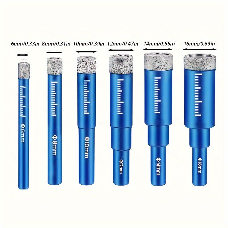 Tile Drill Bit 6mm Super Hard Alloy Glass Drilling All-ceramic Marble Drilling Special Drill Bit