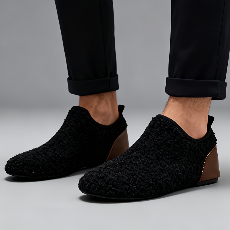regalo di natale, natale, pantofole da   in peluche slip-on - scarpe da casa invernali   da interno con   in peluche e supporto per    ,   ammortizzazione per il  ,   antiscivolo, design   antiscivolo, adatte per casa,   e uso  , punta