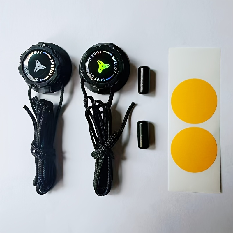 Image of 2pcs Rotating Shoelace Locks - Lazy Shoelaces, Lightweight Manual Quick Lock Shoelace Buckles, And Off, To Tie Knots, Suitable For Sports Shoes, Boots, Running Shoes, , Ideal Gift For