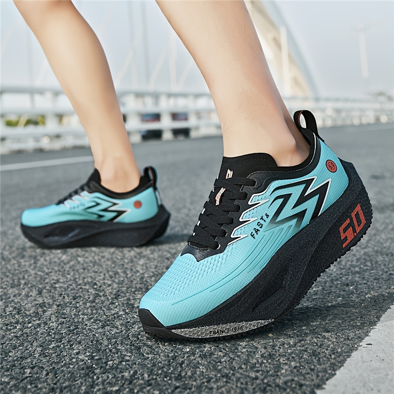 Feiran 5.0 Full Sole Carbon Plate Running Shoes Men's Competitive Ultra-Light Shock Absorbing Sports Shoes Casual Non-Slip Breathable Fashion Versatile A10