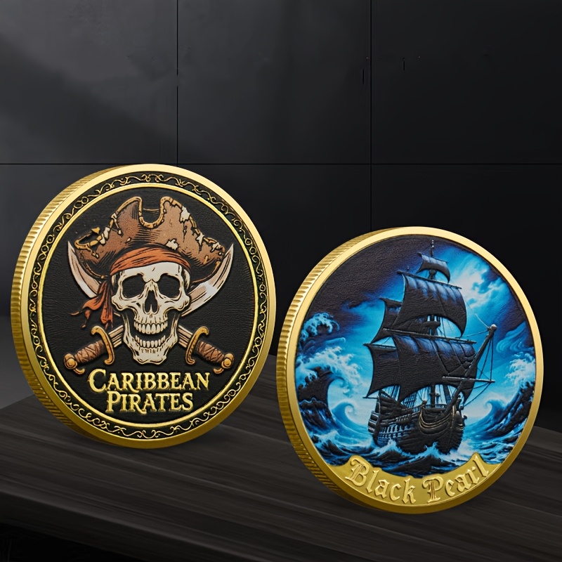 E-shop Piratenschiff Gedenkgeldstücke, eine Sammlergeldstücke für Segelschiffe.