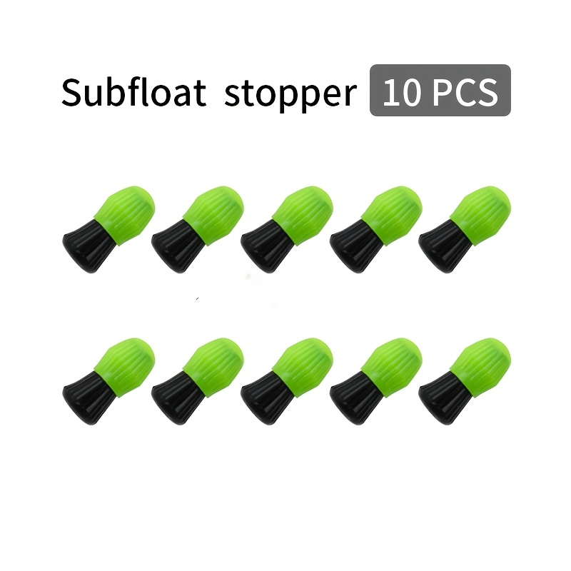 E-shop 10 Stück Katzenfisch Tackle Subfloat Line Stop zum Herstellen von Rig Wiederverwendbar für Angelzubehör