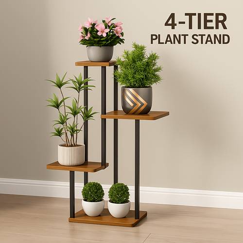 4 6 tier tall plant stand multi layer indoor plant corner shelf layered tray rack all kinds ideal christmas and thanksgiving gifts home indoor decoration ornaments