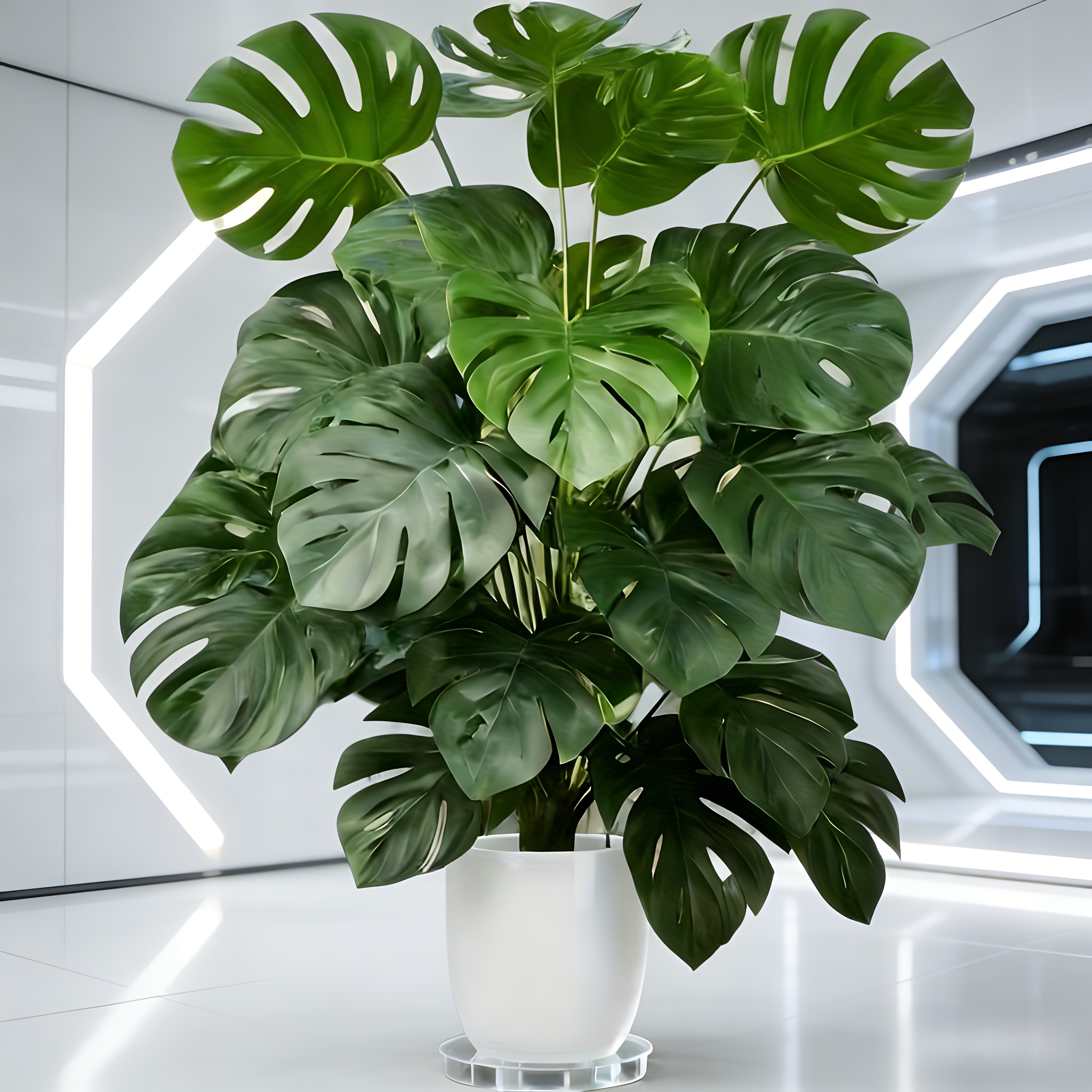 1 Planta Grande de Alta Calidad, Adecuada para Jardines, Interiores, Cabañas, Navidad, Día de San Valentín, Año Nuevo, Pascua, Halloween, Acción de Gracias, Día Nacional de la Libertad | Verde Realista, Exhibición de Piso a Techo CAI444