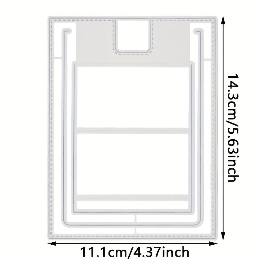 1pc Metal Cutting Dies Pull-out Mechanism Card Cutting Mold Paper Craft For Making Greeting Cards