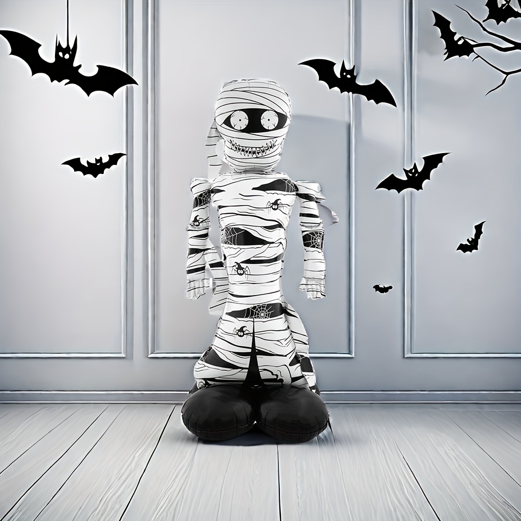 

Spooky Halloween Inflatable: Standing Balloon - Perfect For Indoor/outdoor Parties - 59in Tall - Suitable For Ages 14+ - No Electricity Required - Aluminum Material