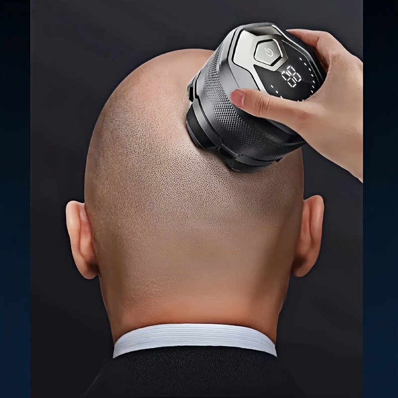 

Bald Head Essential, Six-blade Magnetic , Closer To The Skin, Digital Display Of , Without , Easy To Wash And , Electric Shaver.