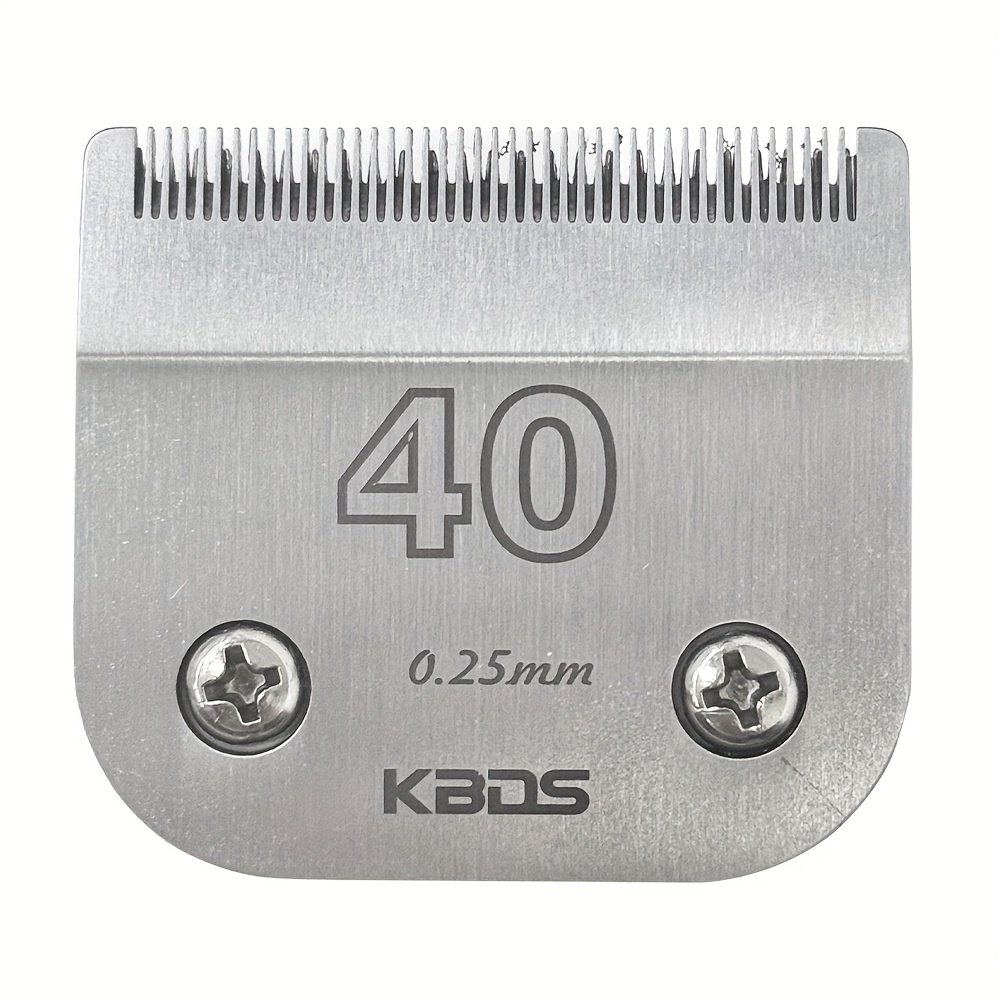 

Kbds #40 Detachable A5 Pet Dog Grooming Clipper Blades, Compatible With Most , , , All A5 Style Clippers, Carbon Steel Animal Blade Szie 1/" 0.25mm