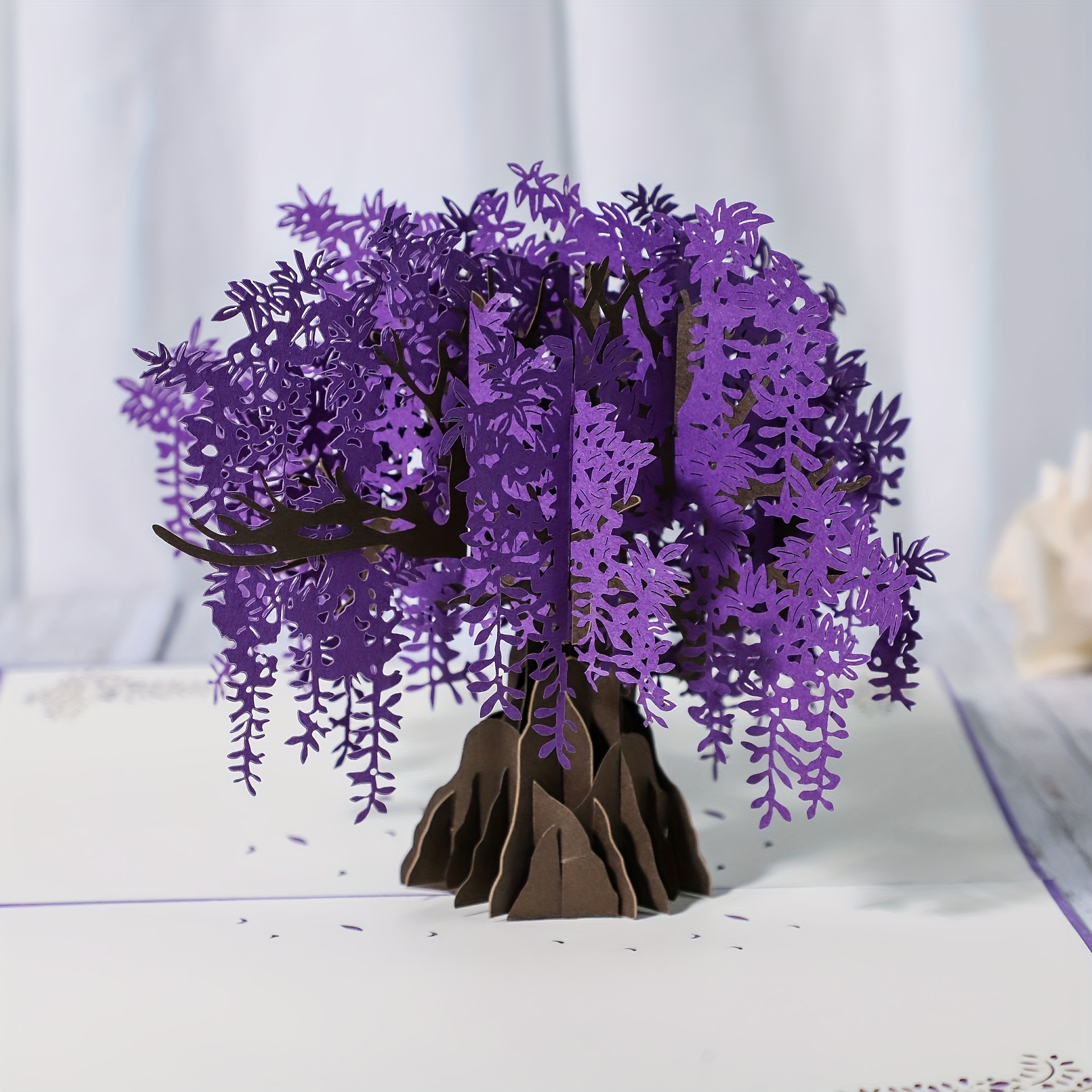 

Elegant Purple Wisteria Paper - Romantic & Attachment , Ideal Graduation Gift Or Keepsake For Anyone