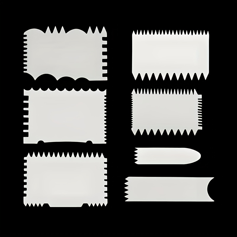 3pcs/6pcs/7pcs/10pcs Paint Scraper, Acrylic Casting Card Brush Tool, Color-mixing Small Card, Used For Acrylic Painting Technology, Suitable For Art Students And Painters To Use For Painting