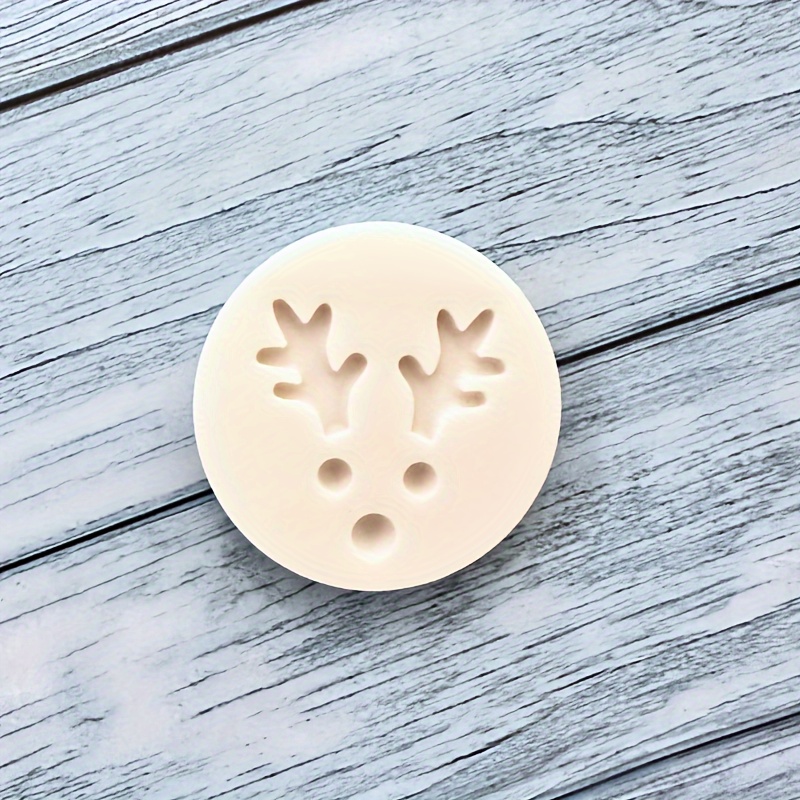 Cake Tool Small Elk Antlers Silicone Mold Chirstmas Silicone Mould For Fondant Cookie Decoration