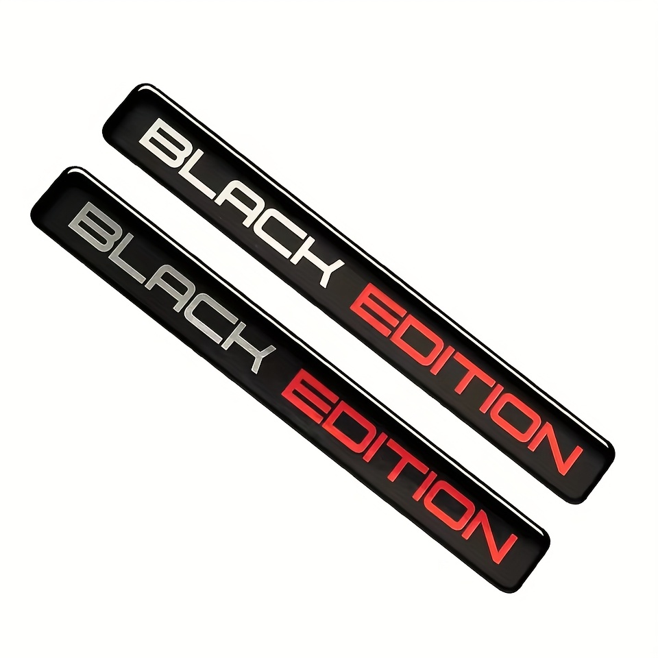 Image of 2pcs/3d Epoxy Resin Stickers Edition Stickers Fuel Tank Stickers Suitable For Motorcycle, Electric Bike, Bicycle, Truck, Car Styling