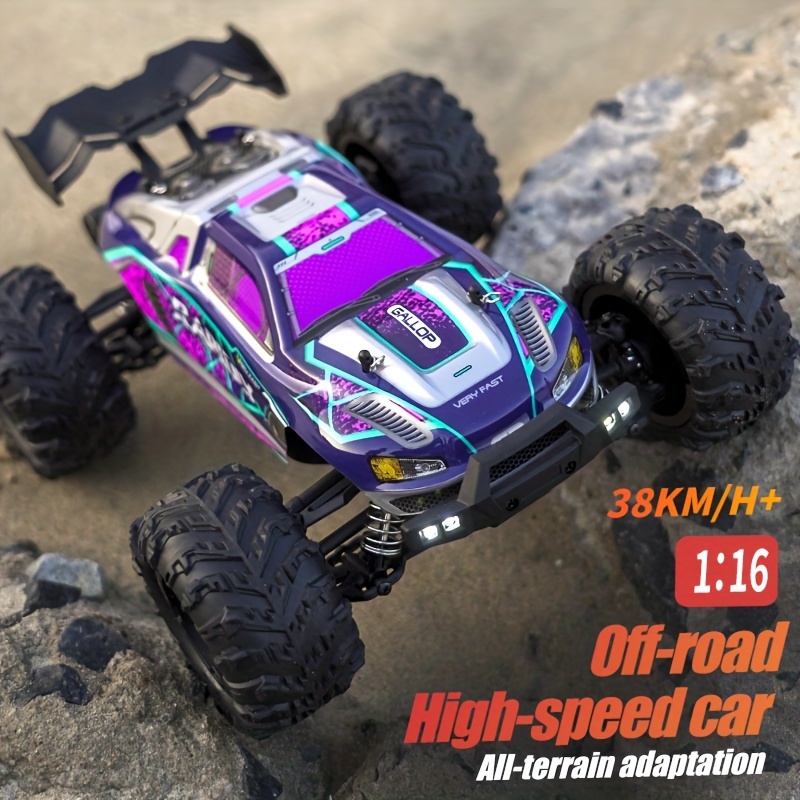 

Of 40km/h, 2.4g 1:16 Drive Brushless Off-road Vehicle, With Led Headlights In Gear Mode, With A Simulation Structure christmas Gift