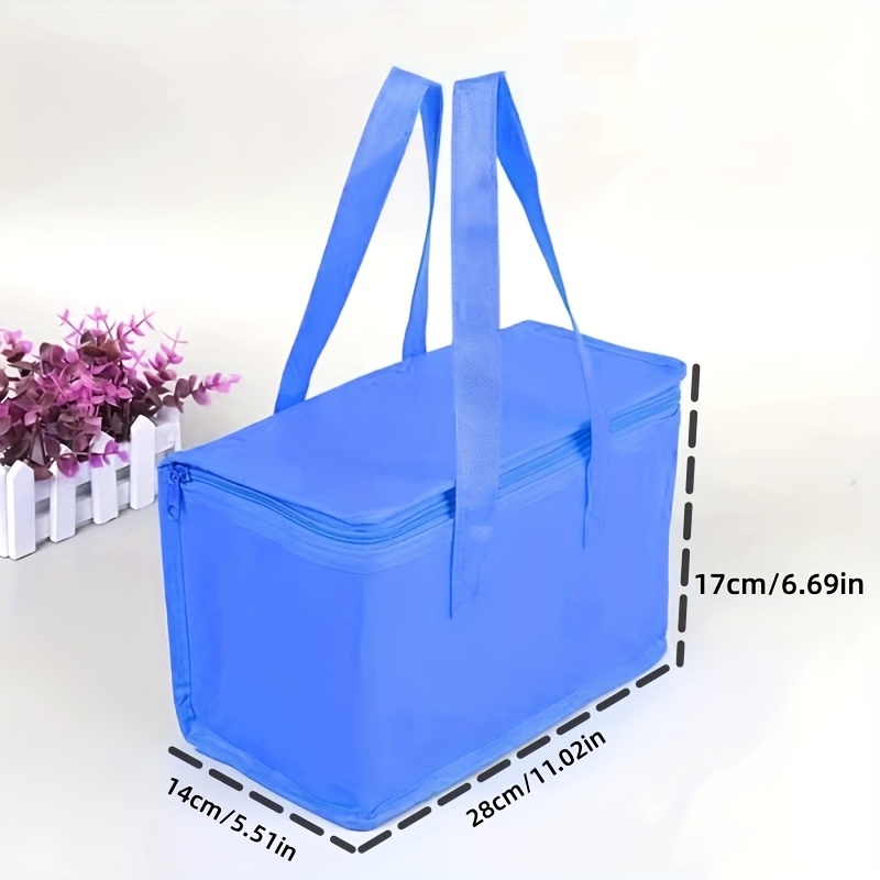 TEMU 1 pz/2 pz Sacchetto riutilizzabile in foglio di alluminio non tessuto, borsa refrigerata portatile per campeggio , adatta per borse da , borse