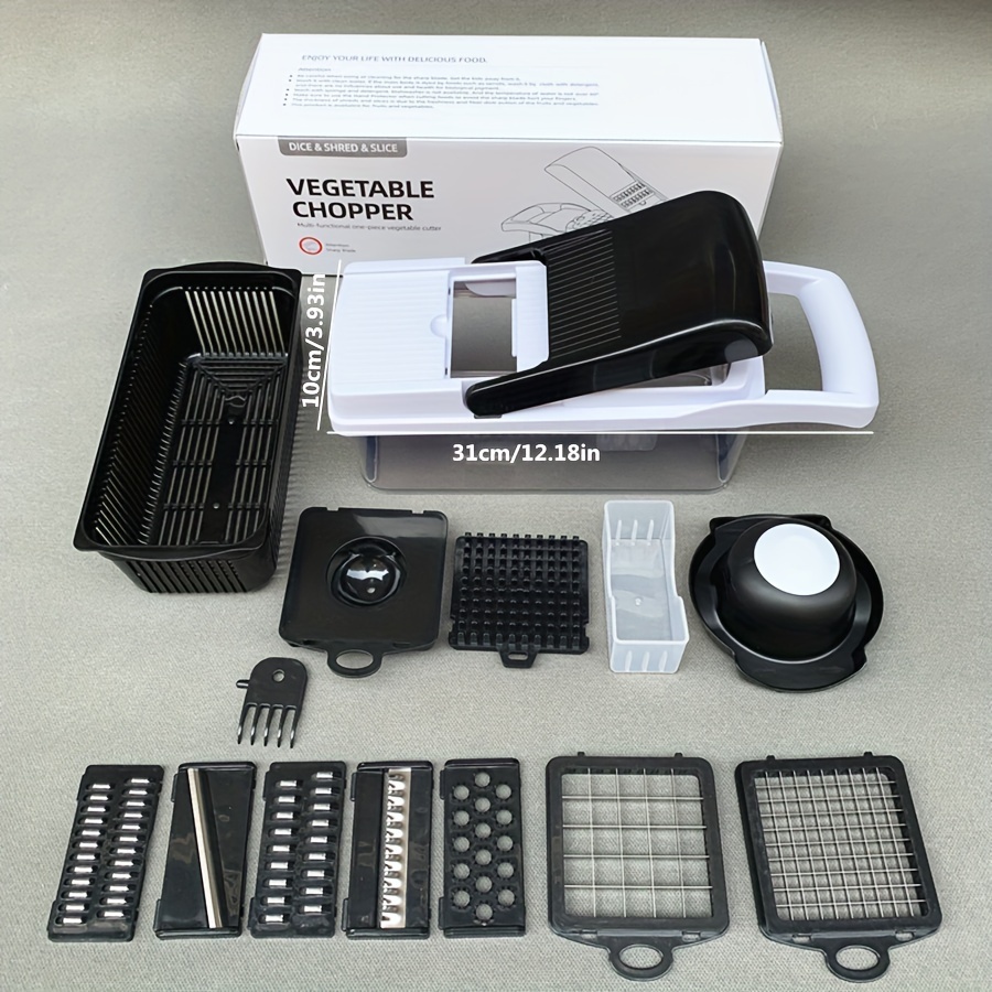 Tagliaverdure Elettrico Mumisuto - Tritatutto Multifunzione Con 3 Lame In Acciaio Inox, Ideale Per Affettare E Grattugiare - Foto 12