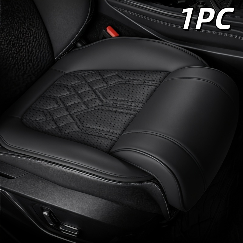 TEMU Cuscino per Sedile Auto con Poggiapiedi - Traspirante e Resistente all'Usura - a - Protegge i Sedili Auto - Multiuso e Versatile, Facile da