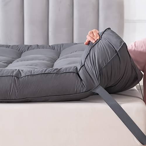 extra thick fitted mattress topper cooling mattress pad cover plush soft with elastic deep pocket overfilled down alternative filling