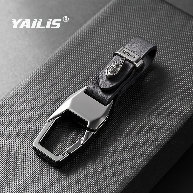 TEMU 車用キーホルダー、なメンズカーキーホルダーペンダント、キーリング、錠前キーホルダー、チェーン、ウエスト吊り下げ