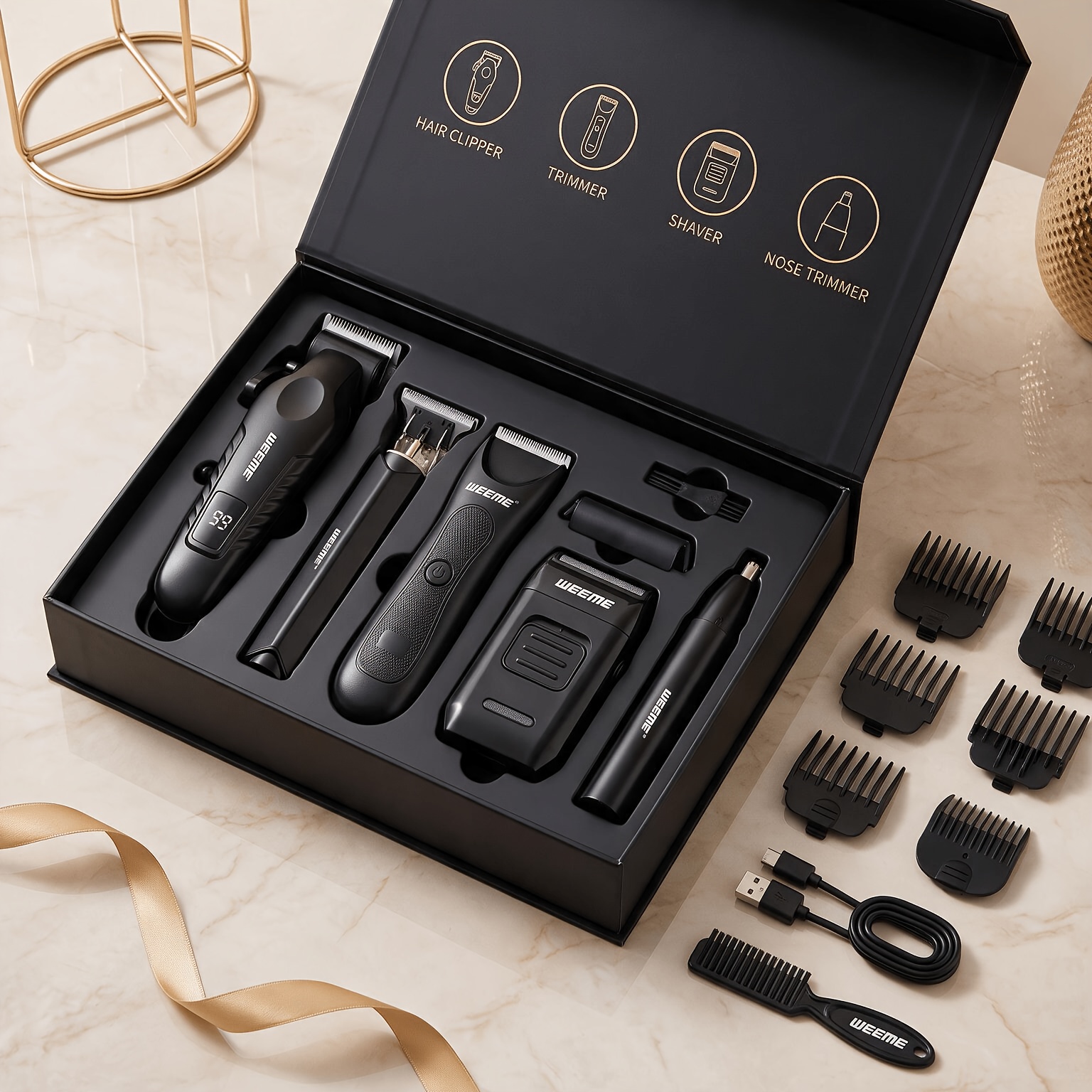 men grooming kit sold on Temu United States