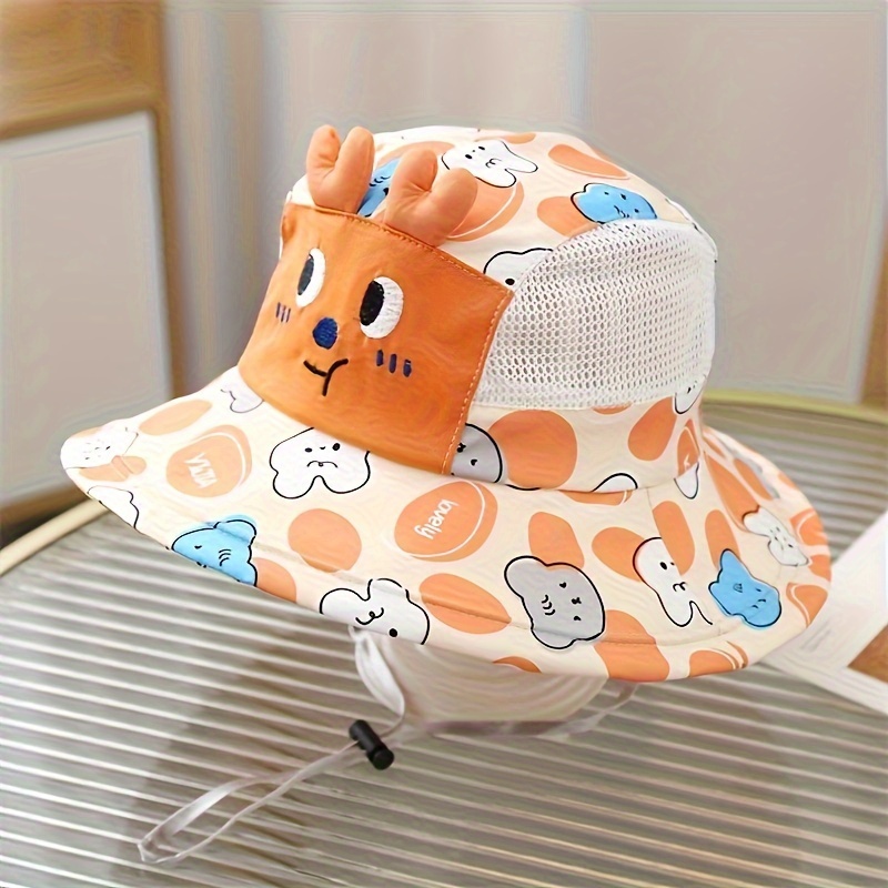 Children's Sunscreen Sunshade Hat Cartoon Cute Outdoor - Temu
