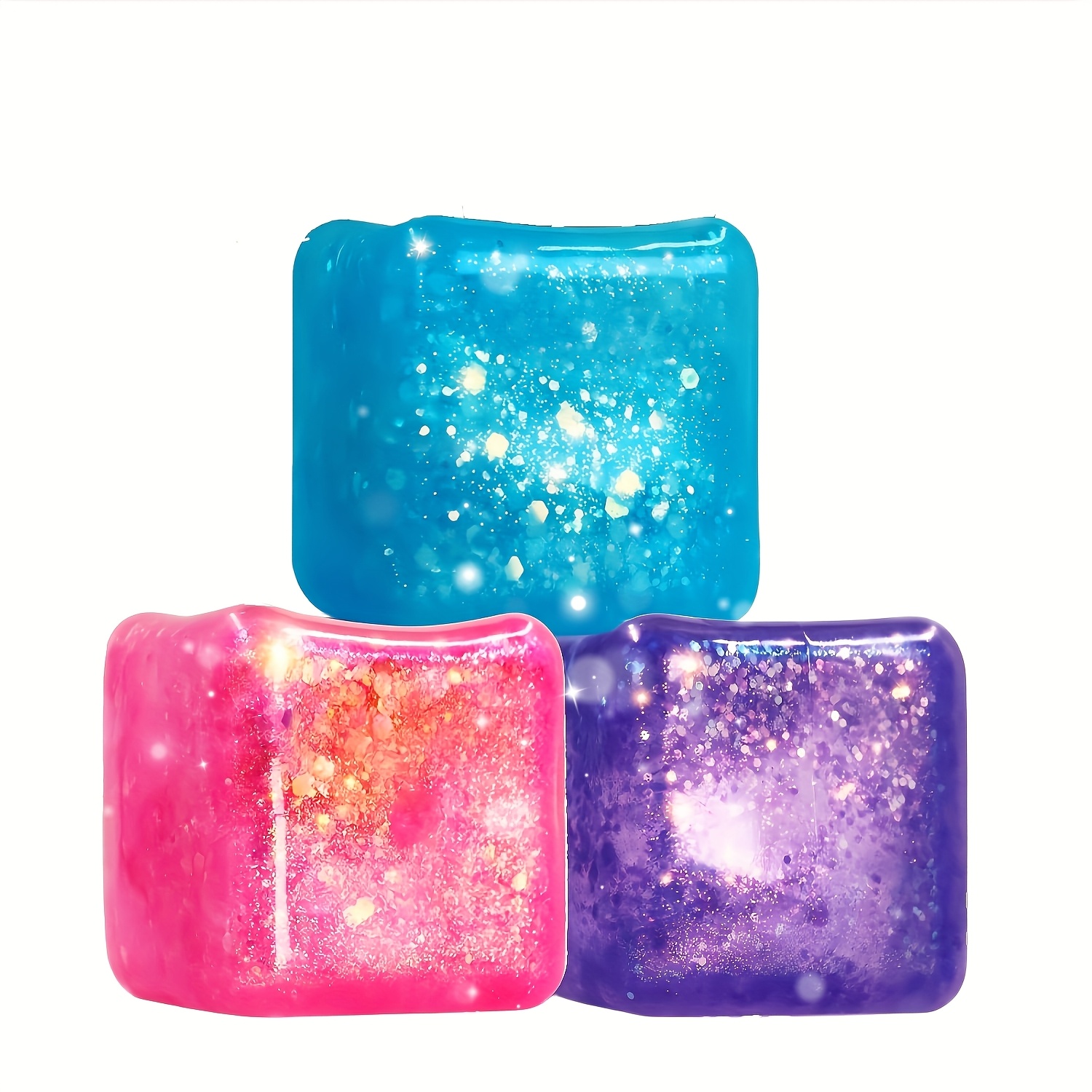 squeezable ice block toys in   shapes can   just squeeze them   and you can   relieve stress   creative   of ice cubes are essential for party celebrations     squeezing toys color random color