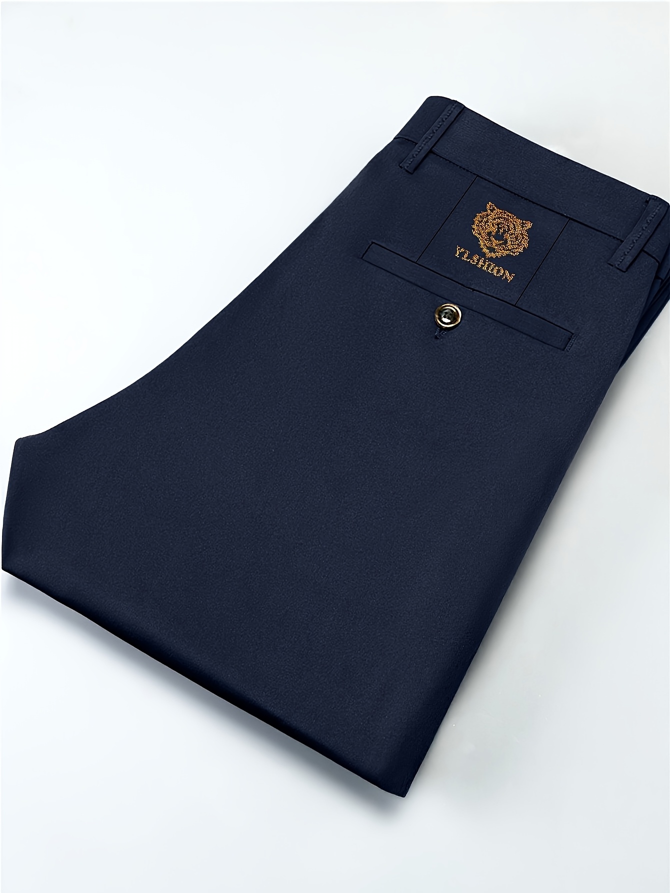 4 Pairs of Men's Lightweight Business Trousers, Made of Fashionable and Comfortable Fabric, Suitable for All Seasons and Formal Occasions