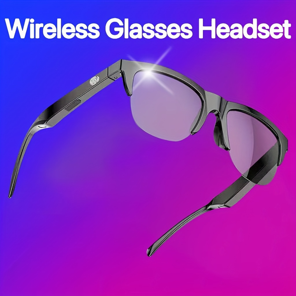 cuffie occhiali bt wireless auricolari wireless ricarica Temu Italy