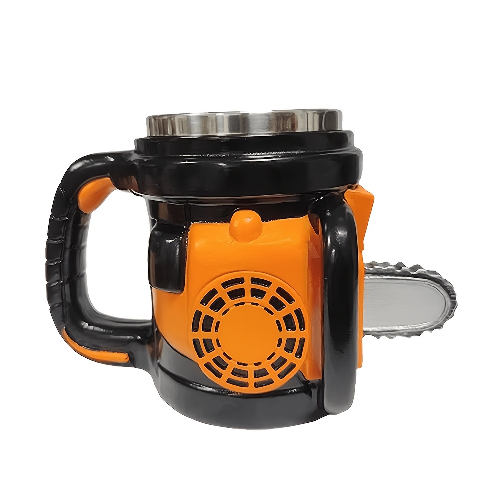 New Chainsaw Mug, Chainsaw Themed Coffee Mug, Resin , Fun And , Gift For Men, Christmas Gift
