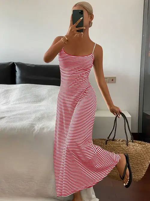 striped long dress sold on Temu United States striped long dress sold on Temu United States